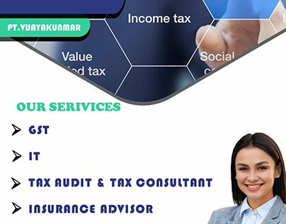 Logo and Flyer for Tax Audit Service Company