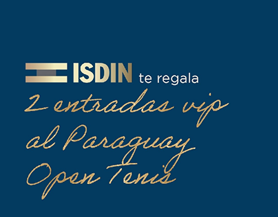 Diseño ISDIN - flyer