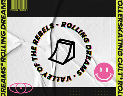 Website and logo for a Roller Skating Club