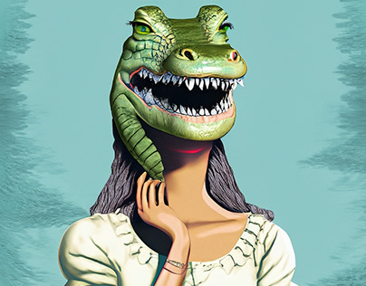 Proje minik resmi - A.I. Alligator Faces
