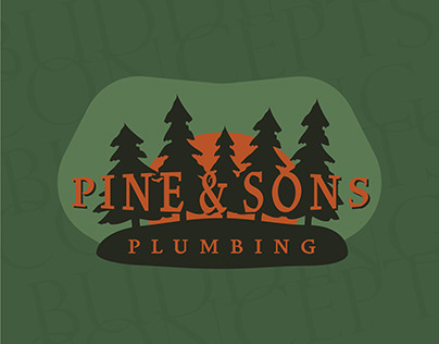 Pine & Sons Plumbing Logo
