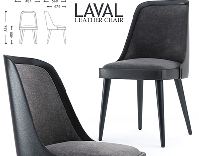 3dmodel_LAVAL LEATHER CHAIR