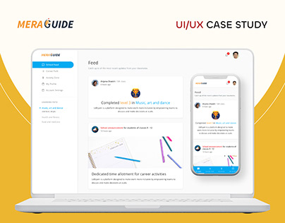 MeraGuide PWA User And Admin Designs | UI/UX design