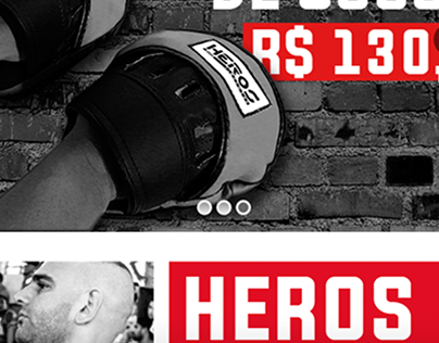 Heros Fight Wear - E-commerce & Fotografia