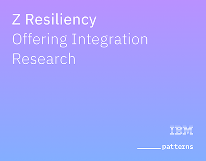 IBM Z Resiliency Research