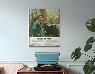 John Mayer's "Carry Me Away" Poster