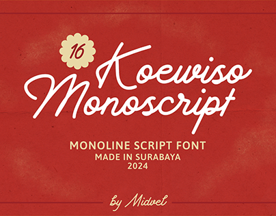 Koewiso Monoscript - Monoline Script