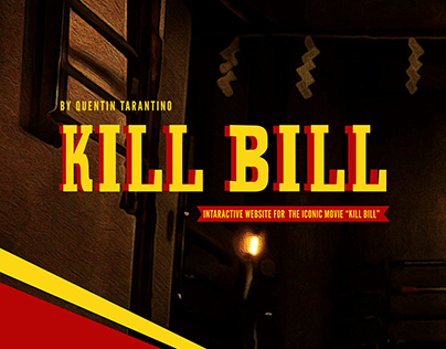 Kill Bill | Interactive website