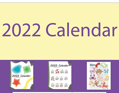 2022 Calendar: Zodiacs and Celebrations