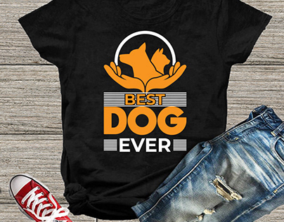 Best Dog Ever T-shirt Design