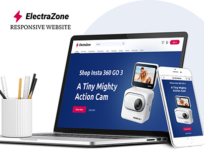Project thumbnail - ElectroZone - Electronic and Gagets Ecommerce Website