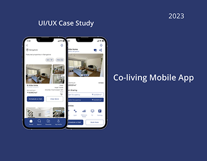 Co-living Mobile App (UI/UX Case Study)
