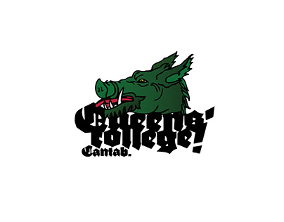 Queens' college Boar logo (2013)