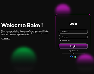 Welcome Bake !