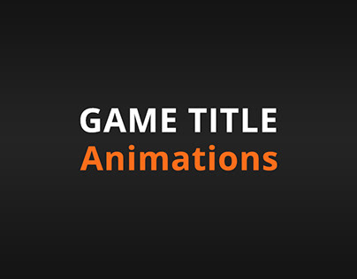 Project thumbnail - Game Logo Animations
