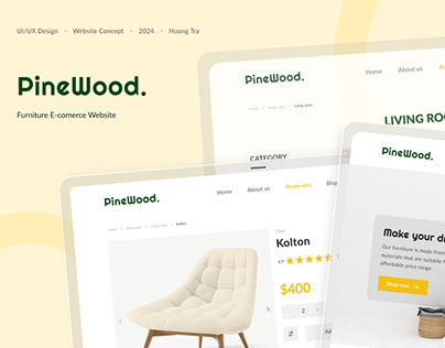 Project thumbnail - Pinewood Furniture Website