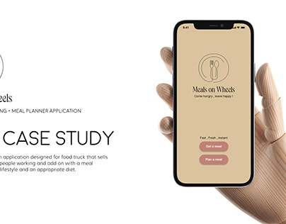UX Case Study -Meals On Wheels - Food Application