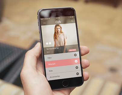 UI Design for a Shopping IOS App