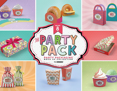 Vol.8 Party Packaging Mockups
