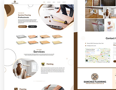 Flooring & Painting Website Design | WordPress Design