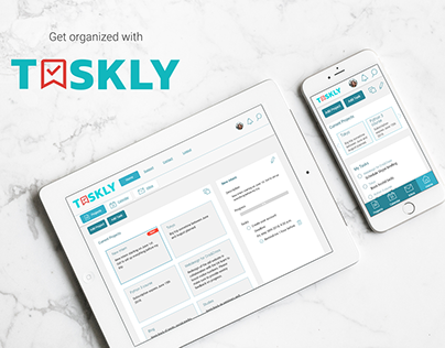 Taskly - A project management app concept