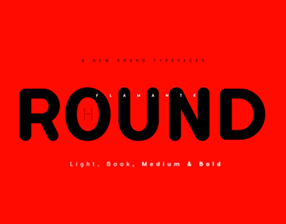 Flamante Round Fonts