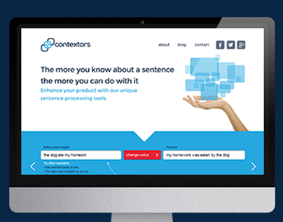 Contextors website and logo