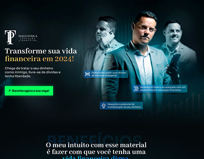 Página de captura - Tiago Paiva Investimentos