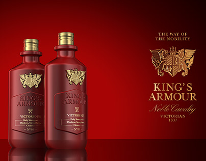 King's Armour Barber Series - Package Design - CGI