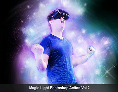 Amazing Magic Light Photoshop Action Vol 2