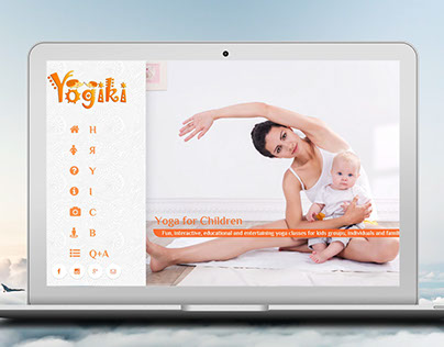 Yoga for Kids Website Design