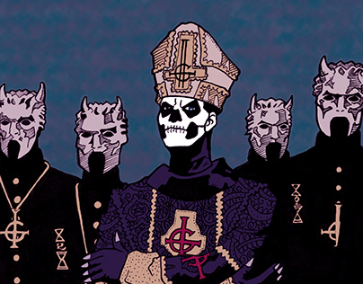 Papa Emeritus and the Nameless Ghouls