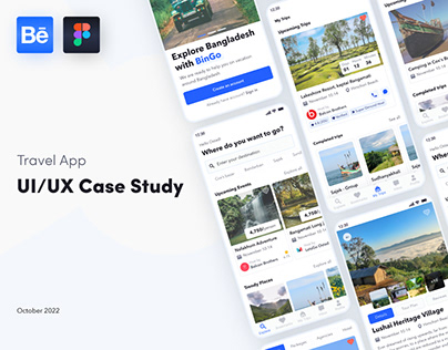 Travel App UX & UI Case Study