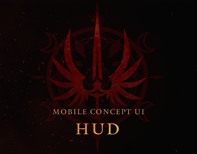 HUD UI concept design for mobile RPG game | UX/UI
