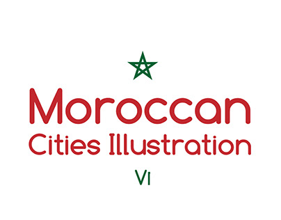 Moroccan Cities Illustration v1