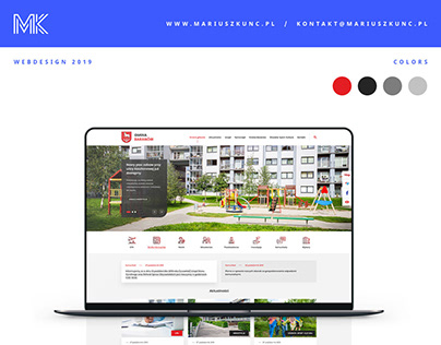 Informator gminny / webdesign / ui design