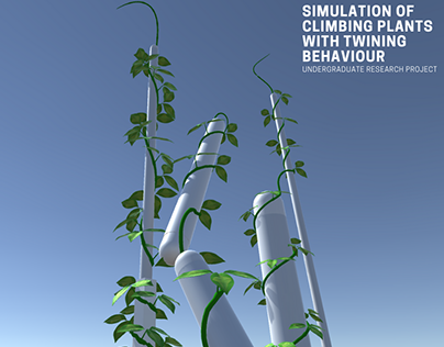 Simulation of Climbing Plants with Twining Behaviour