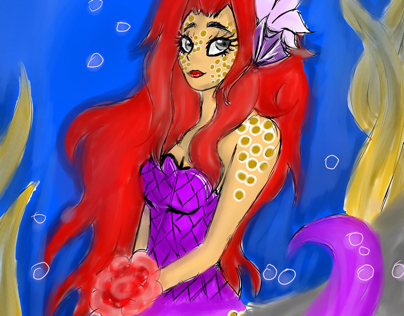 Mermaid girl