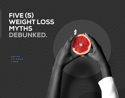 Weight Loss Myths: A Social Media Carousels Design