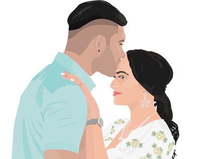 Couple Potrait (illustration)