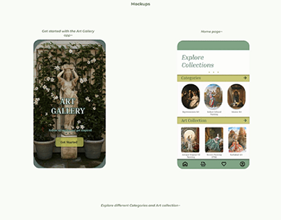 The Art Gallery - Mobile application
