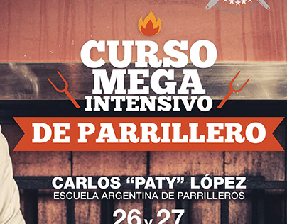Flyer F6 Prensa Curso Mega Intensivo de Parrillero