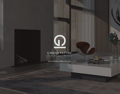 Modern and minimalist living room