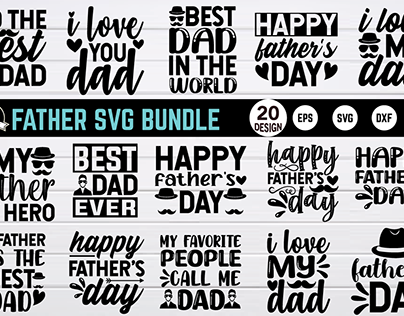 Father svg design bundle