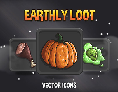 Earthly Loot RPG Icon Pack