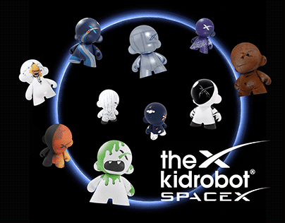 SpaceX x Kidrobot - Projet de Diplôme
