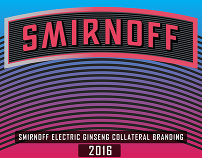 Project thumbnail - SMIRNOFF ELECTRIC GINSENG COLLATERAL BRANDING DESIGN.