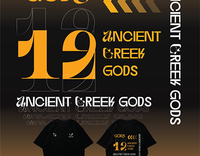 UNISEX Freestyle 12 Gods Ancient Greek