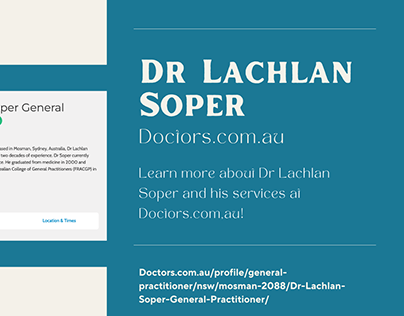 Dr Lachlan Soper | Docotors.com.au