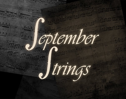 2012 - September Strings Programme and Flyer Design